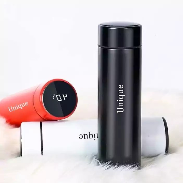 فلاسک هوشمند یونیک مدل دماسنج دار رنگی گنجایش 0.5 لیتر