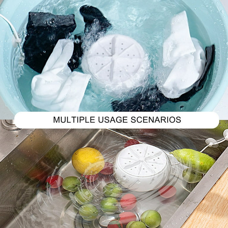 مینی واش 2 کیلوگرم مدل Turbine wash ultrasonic 2in1
